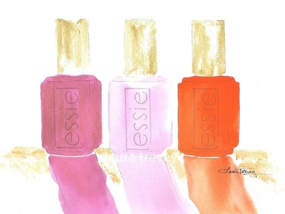 Essie Print in Watercolor | Etsy (US)