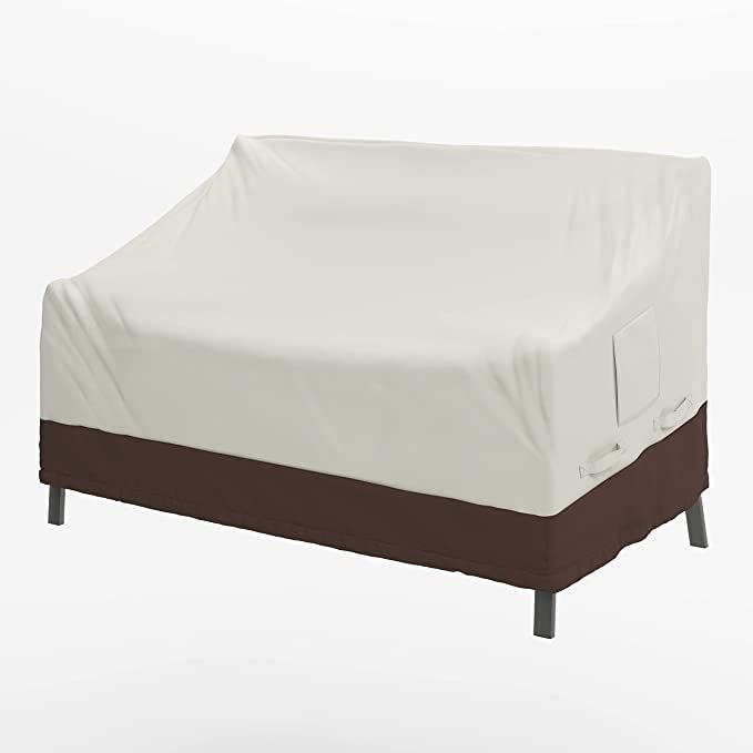 Amazon Basics 2-Seater Deep Lounge Sofa Outdoor Patio Furniture Cover | Amazon (US)