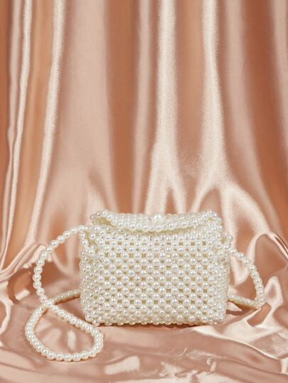 Faux Pearl Crossbody Bag | SHEIN