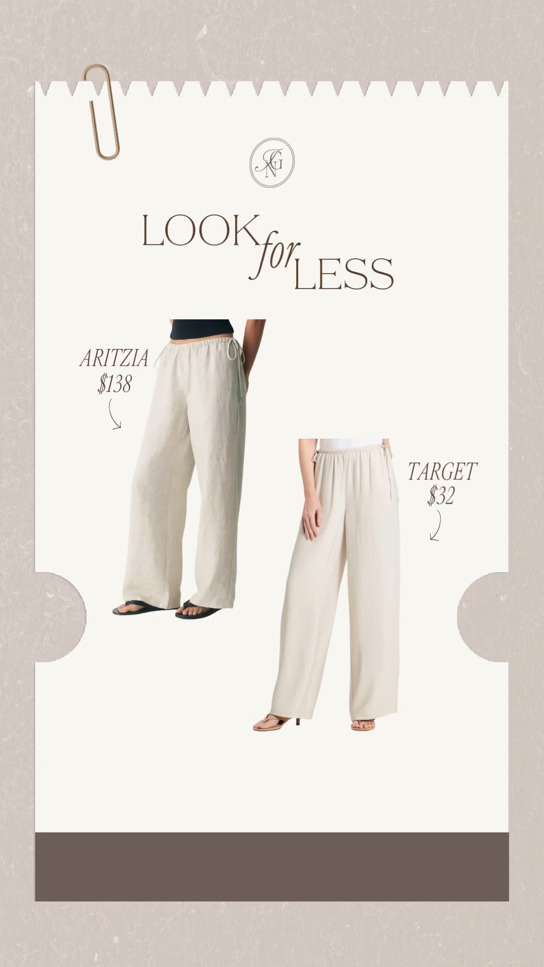 Am I seeing double 👀 ok we know the Aritzia pants are everything BUT you can’t beat this deal for these Target look for less pants ✨✨ come in 3 colors!

#lookforless #targetfind #target #lodgepants #drawstringpants #aritzia #gauzepants #cruisepant #linenpants #targetstyle

#LTKSaleAlert #LTKSeasonal #LTKWorkwear
