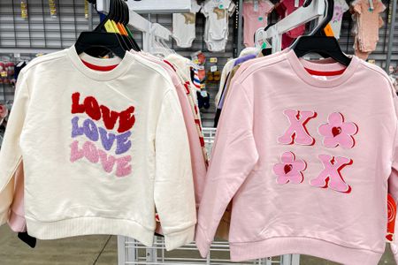 Valentines Sweat Shirts// Walmart Toddler Valentines Day Ourfits 

#LTKbaby #LTKkids #LTKfindsunder50