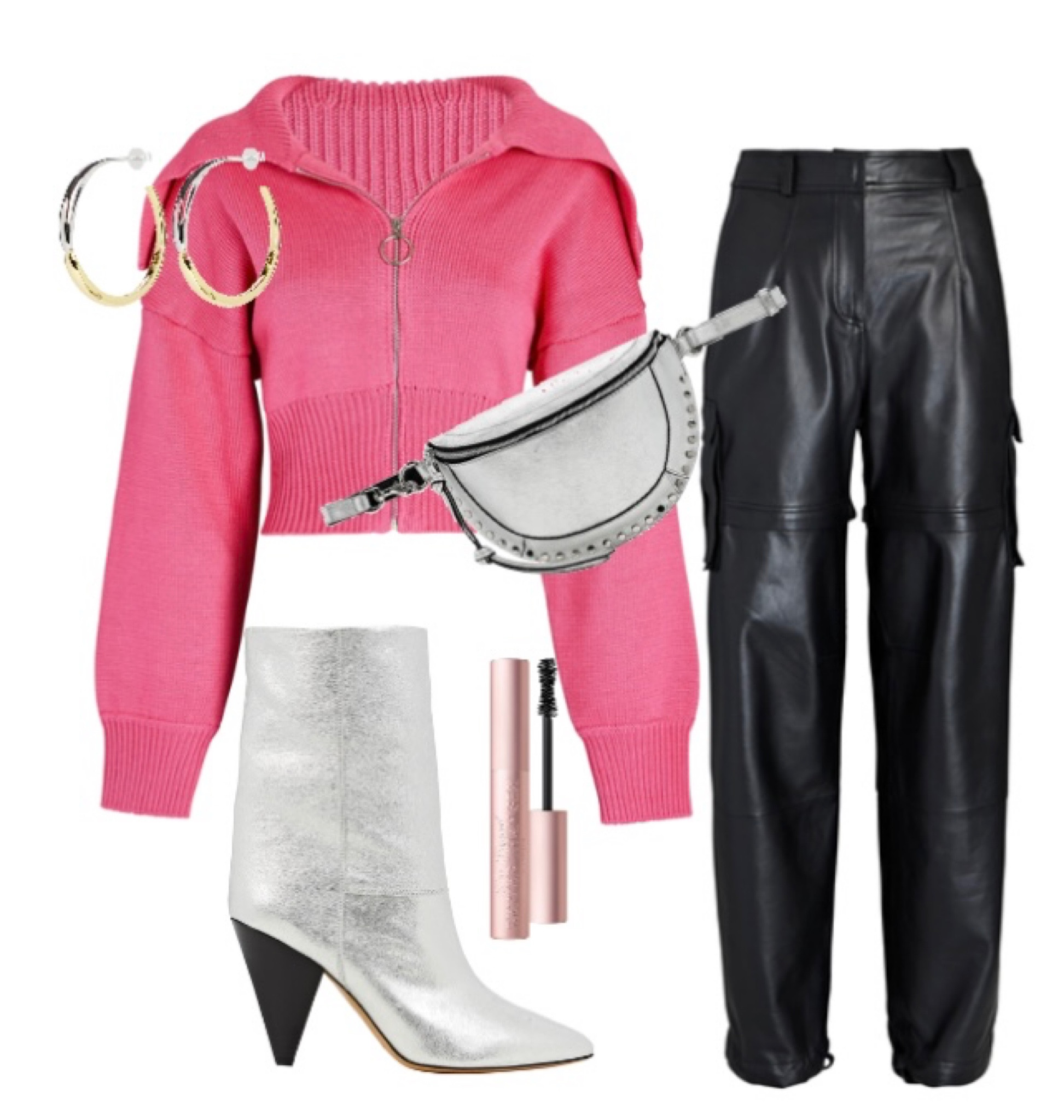 Valentine’s Day outfit 
Ronny Kobo sweater 
Andrea Adamo leather pants 
Isabel Marant boots
Isabel Marant belt bag
Argento Vivo earrings 
Too faced mascara 

#LTKSeasonal #LTKstyletip #LTKshoecrush