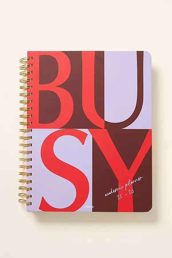 Papier x Anthropologie Busy A5 17-Month Planner | Anthropologie (US)