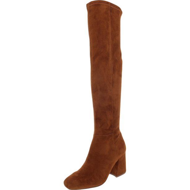 Steve Madden Womens Telepathy Faux Suede Tall Over-The-Knee Boots | Walmart (US)