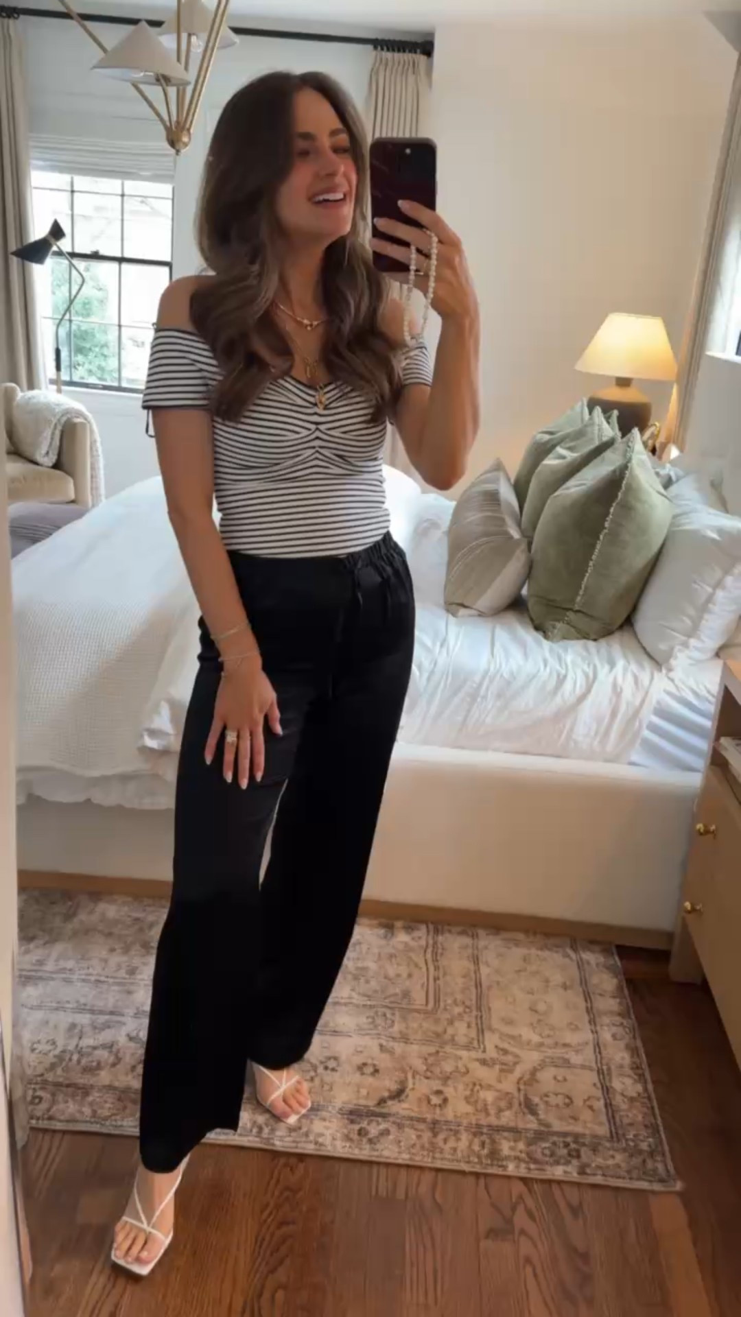 ANTHRO SPRING HAUL🤩
Use code: LAURENR20 for 20% off $100+ on fashion & home 
(Only active 3/7-3/10)

Heels, TTS 
Silk Pants, XS (going to order a size S for looser fit)
Striped Top, XS