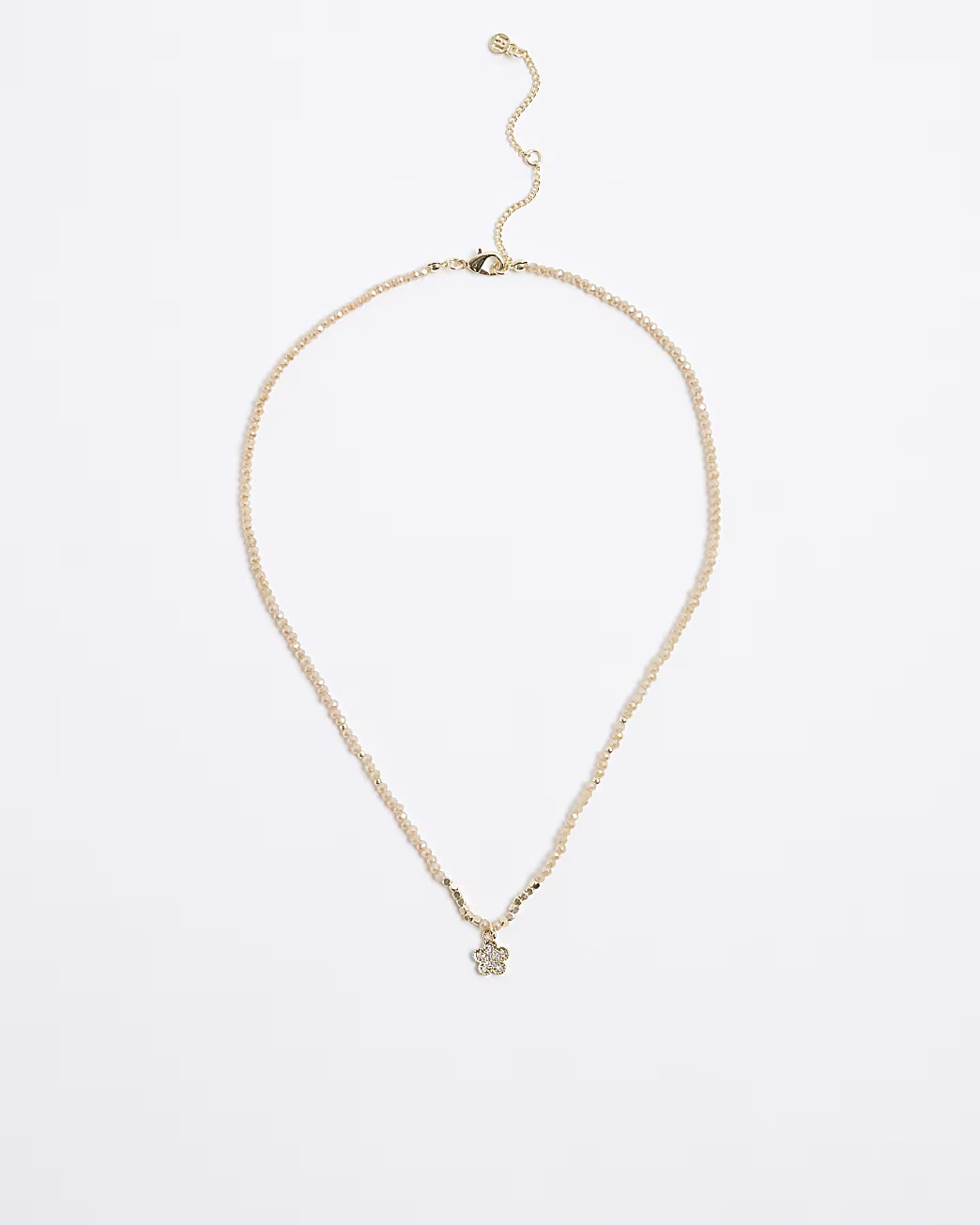 Orange November Birthstone Beaded Necklace | River Island UK & IE