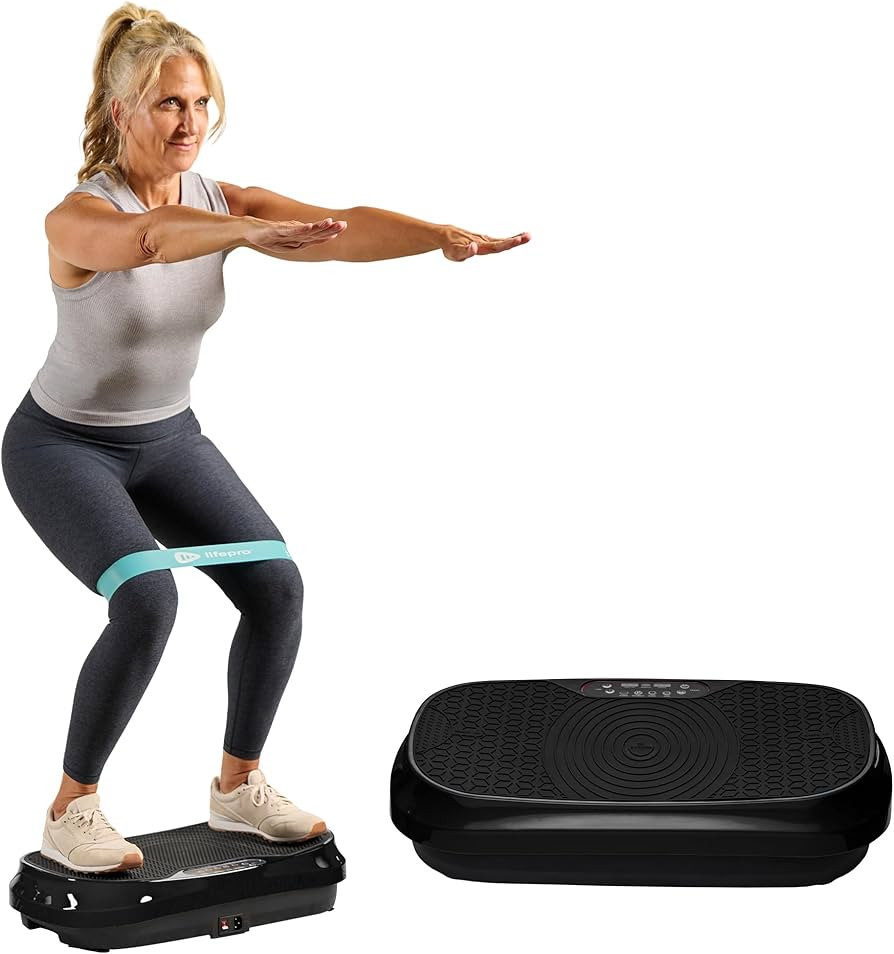 LifePro Waver Mini Vibration Plate Exercise Machine – Portable Full Body Vibration Platform for... | Amazon (US)