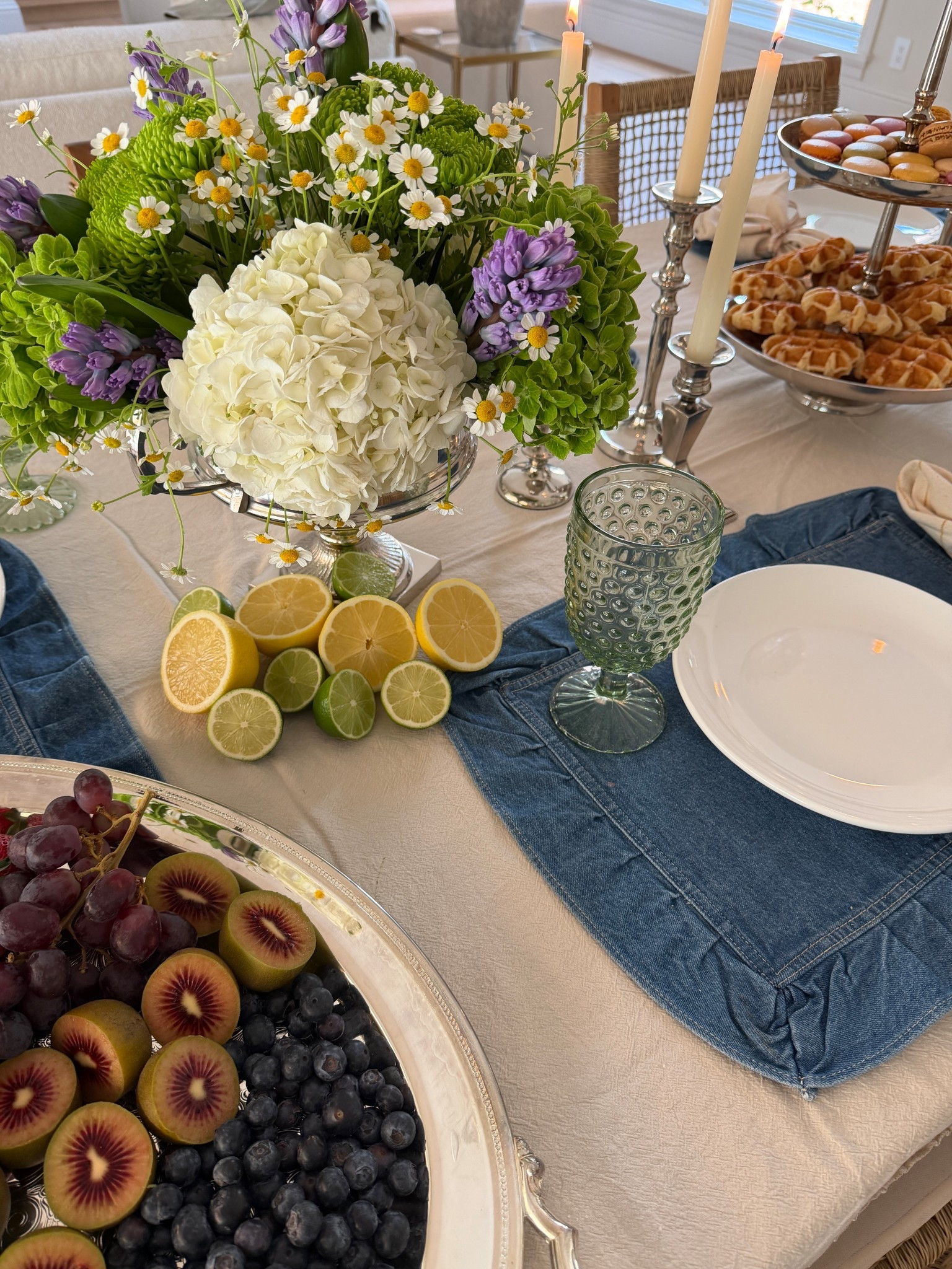 Denim placemats 🤌🏼 they’re literally perfect 

#LTKHome #LTKdayinmylife #LTKMothersDay