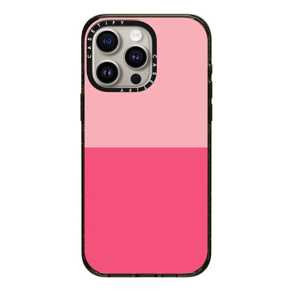 Two Toned Pink Color Block | Casetify (Global)