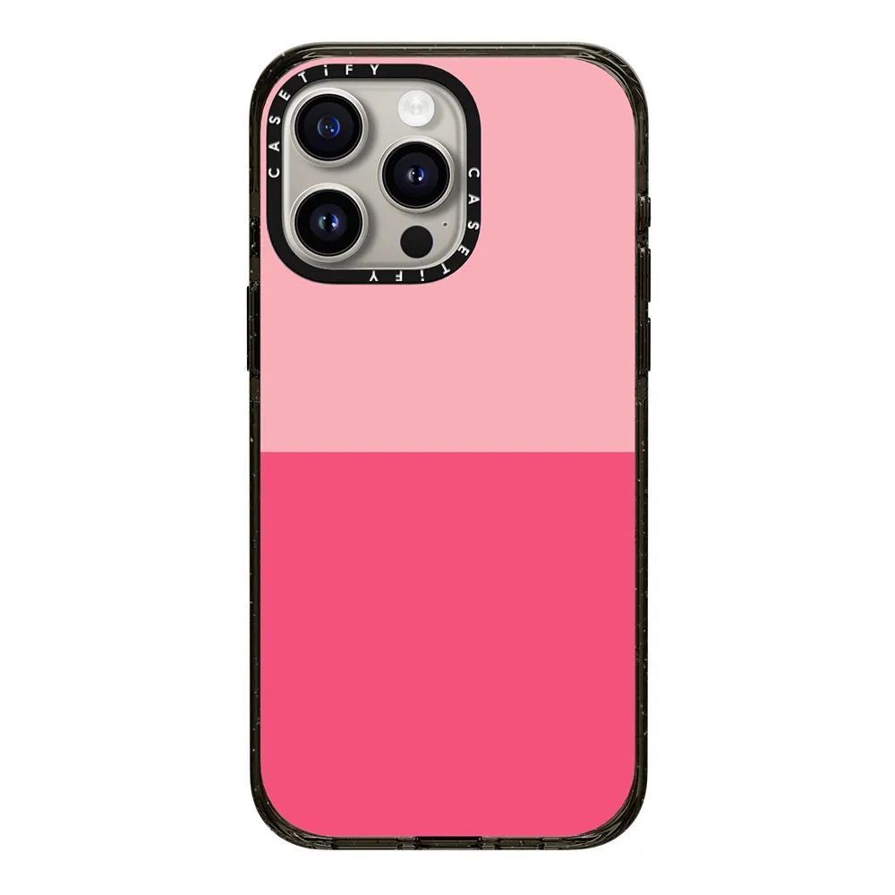 Two Toned Pink Color Block | Casetify (Global)