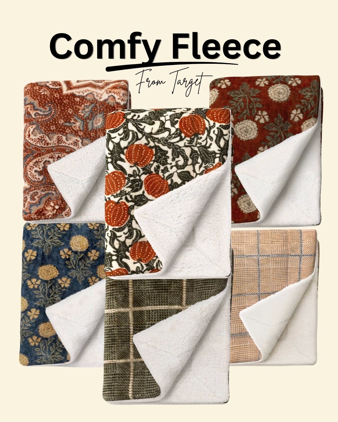Grab these super soft and super cute fleece blankets from Target for only $15!  There are 6 fall patterns to choose from.

#LTKSeasonal #LTKHome