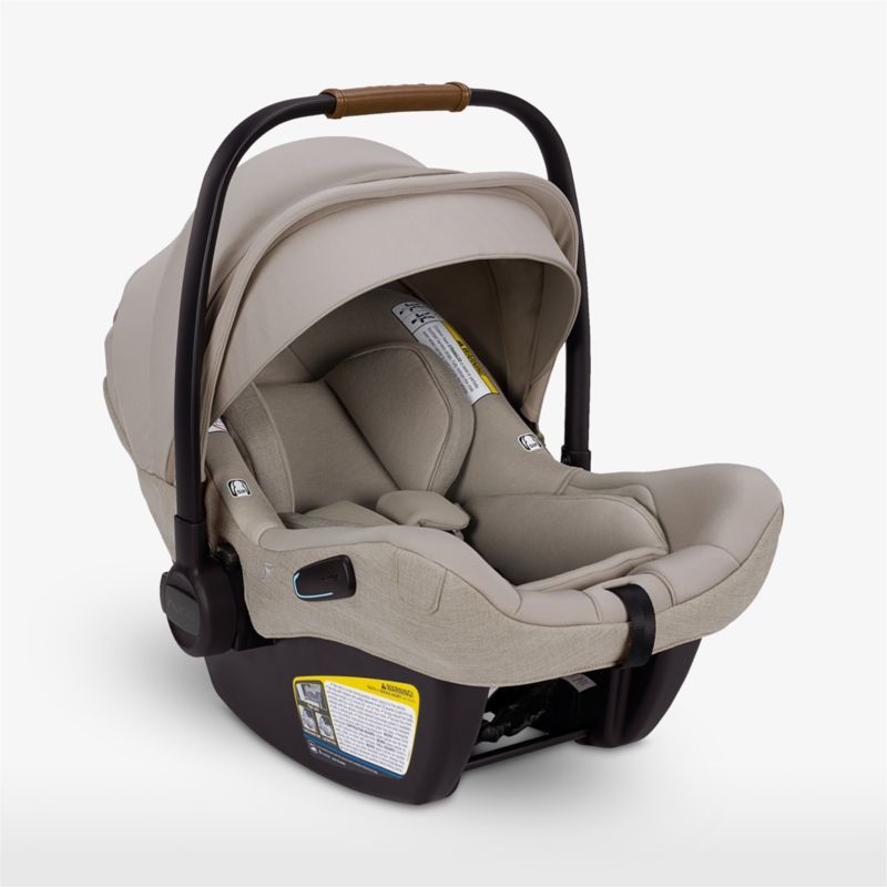 Nuna PIPA lite rx Hazelwood Light Brown Lightweight Infant Car Seat + PIPA RELX Base + Reviews | ... | Crate & Barrel