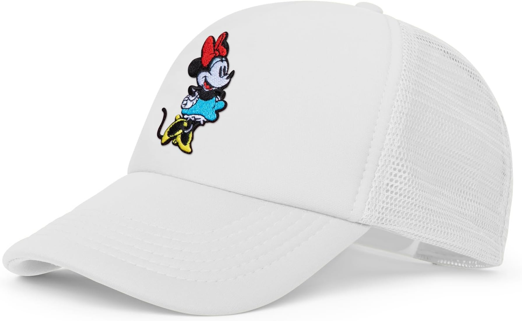 Disney Adult Trucker Hat, Minnie Mouse Mesh Snapback Baseball Cap | Amazon (US)