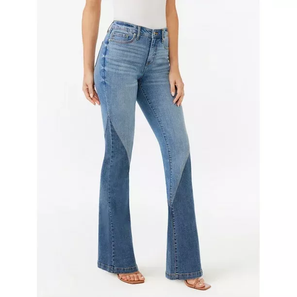 Sofia Vergara Jeans Women's Melisa Flare High Rise Dark Wash Size