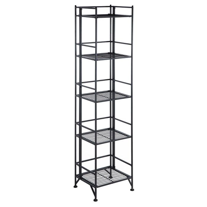 57.63" 5 Tier Folding Metal Shelf - Convenience Concepts | Target