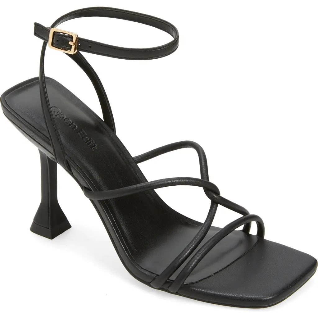 Open Edit Rachel Sandal in Black at Nordstrom, Size 9.5 | Nordstrom