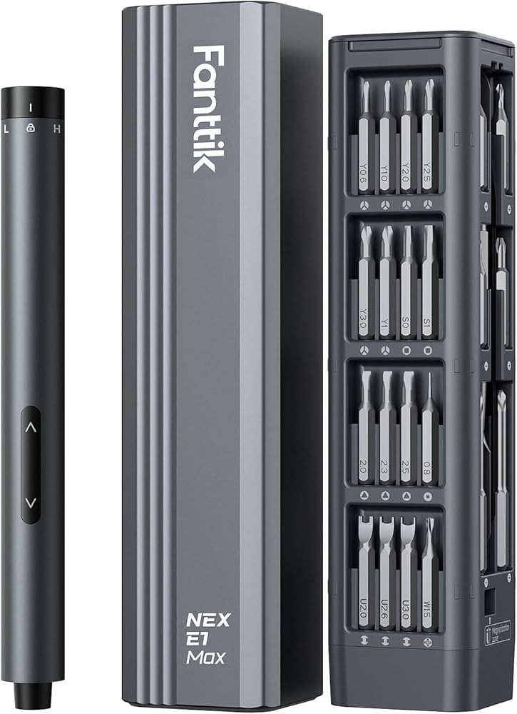 Fanttik E1 Max Electric Screwdriver, Mini Precision Screwdriver Set, 50 Magnetic Bits, Magnetic S... | Amazon (US)