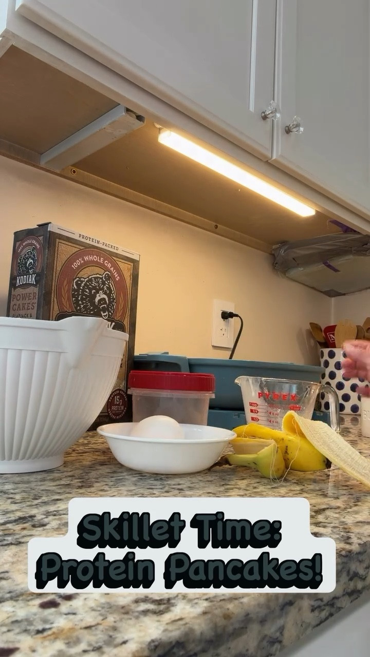 Skillet Time: Protein Pancakes! Whipped these up just for myself! Packing 18 grams of protein it’s a nice switch from my everyday protein shake! Follow along for the recipe! 

#LTKfoodie #LTKfitnessgoals #LTKmorningroutine