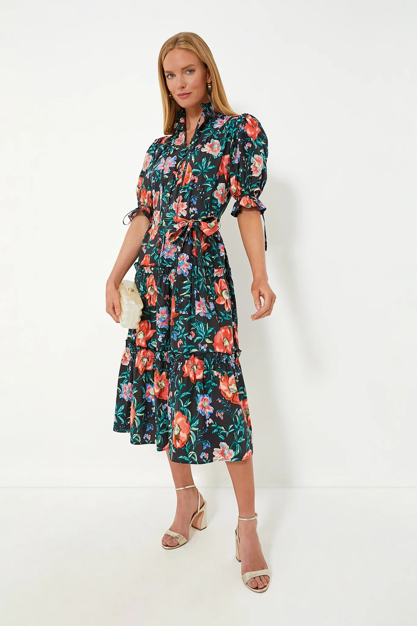 Holiday Floral Holloway Dress | Tuckernuck (US)