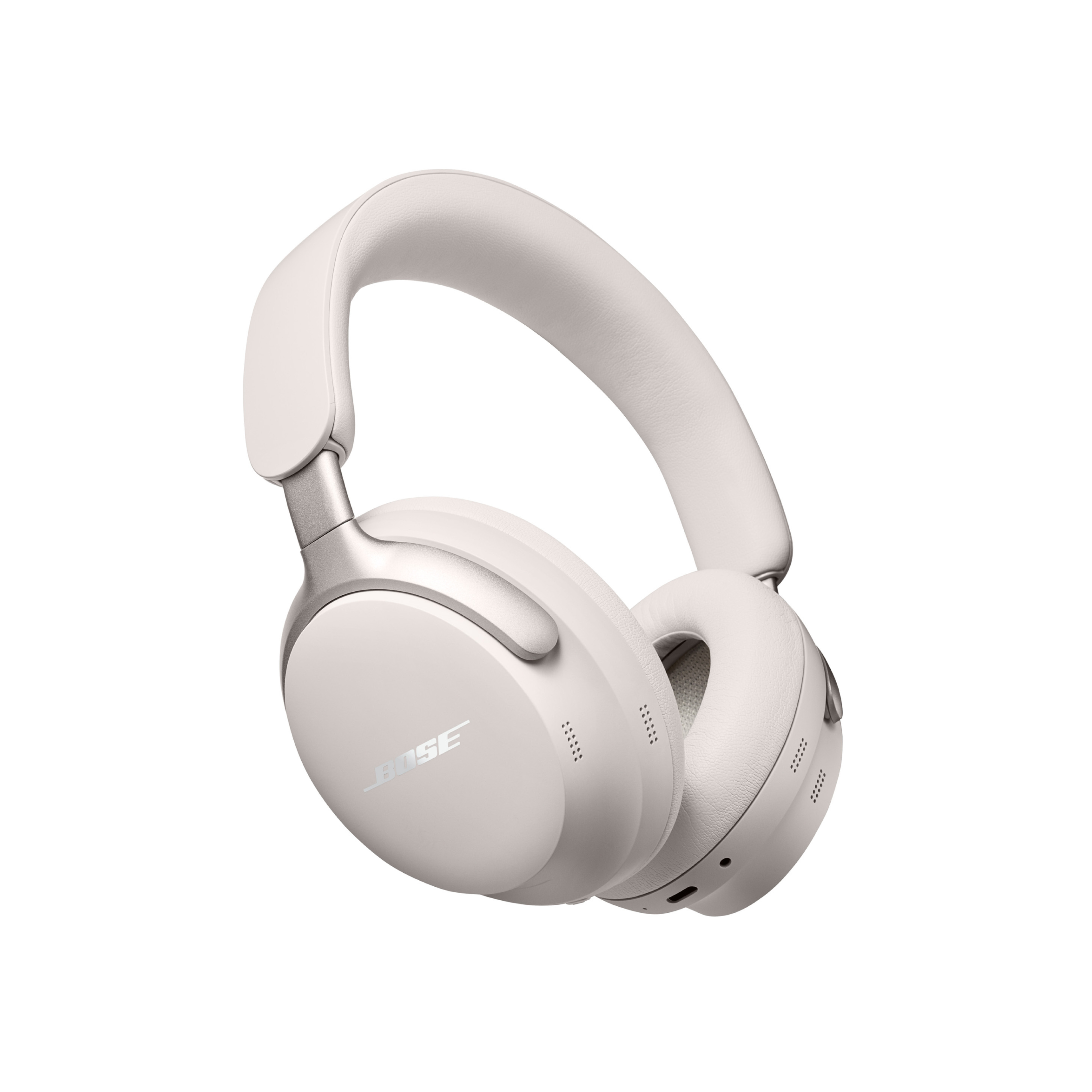 Bose - QuietComfort Ultra Wireless Noise Cancelling Over-the-Ear Headphones - White Smoke | Best Buy U.S.