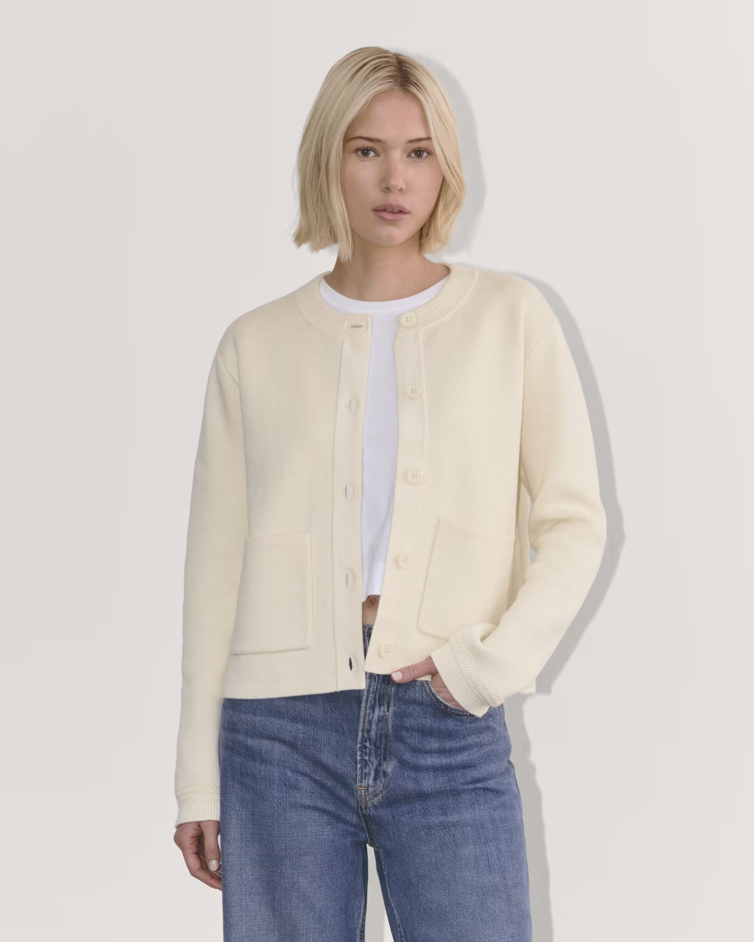 The Crew Cardigan in Everyday Cotton | Everlane