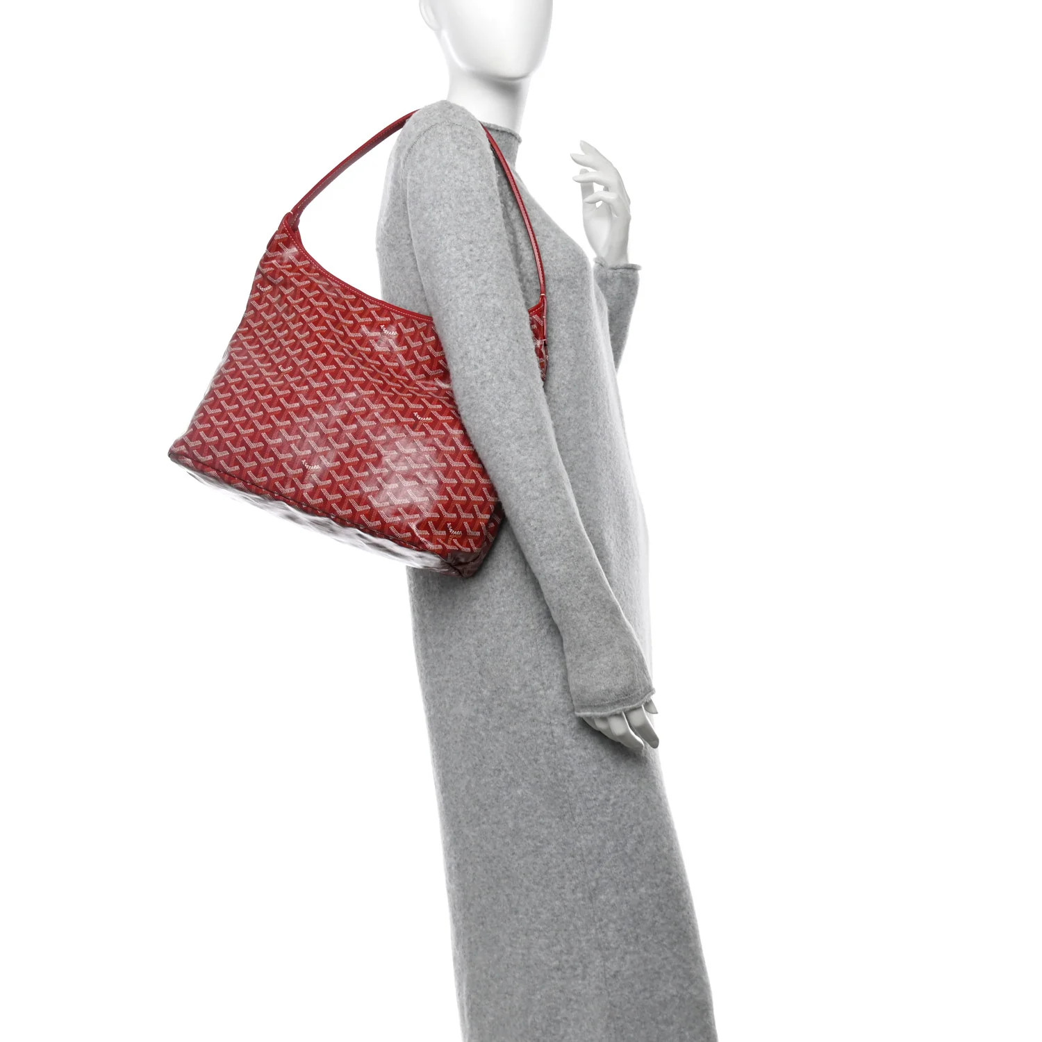 Goyardine Boheme Hobo Red | FASHIONPHILE (US)
