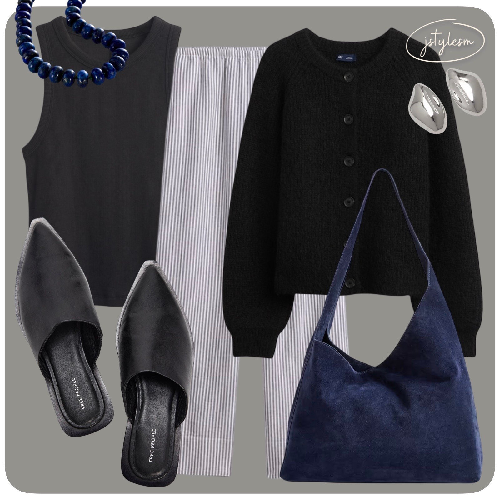 Manifesting spring weather for all my northerners who are having PTSD over all this snow! 

Linen pull on pants, a comfy tank, & sweater 🖤

#ltkootd #ltkseasonal #ltkworkwear