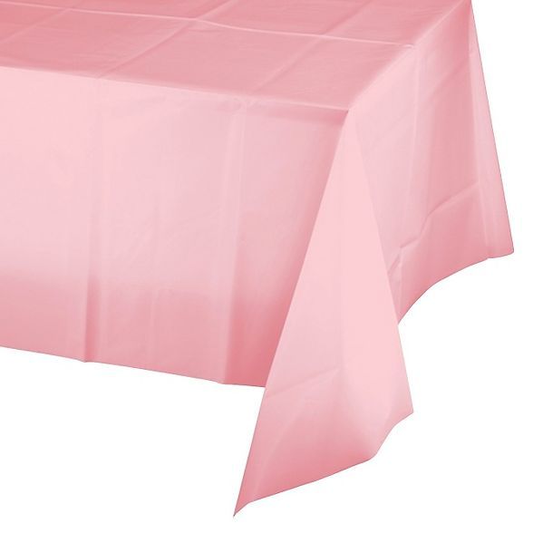 Classic Pink Disposable Tablecloth | Target