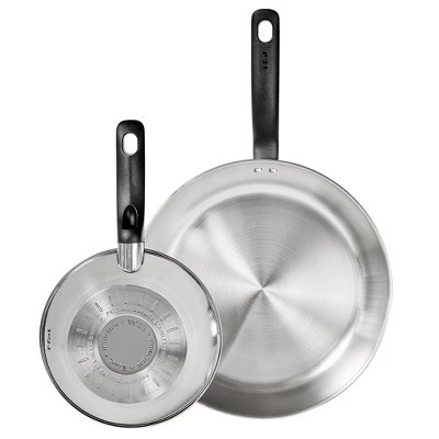 T-Fal Simply Cook (8.5" and 11") Stainless Steel Fry Pans | Target