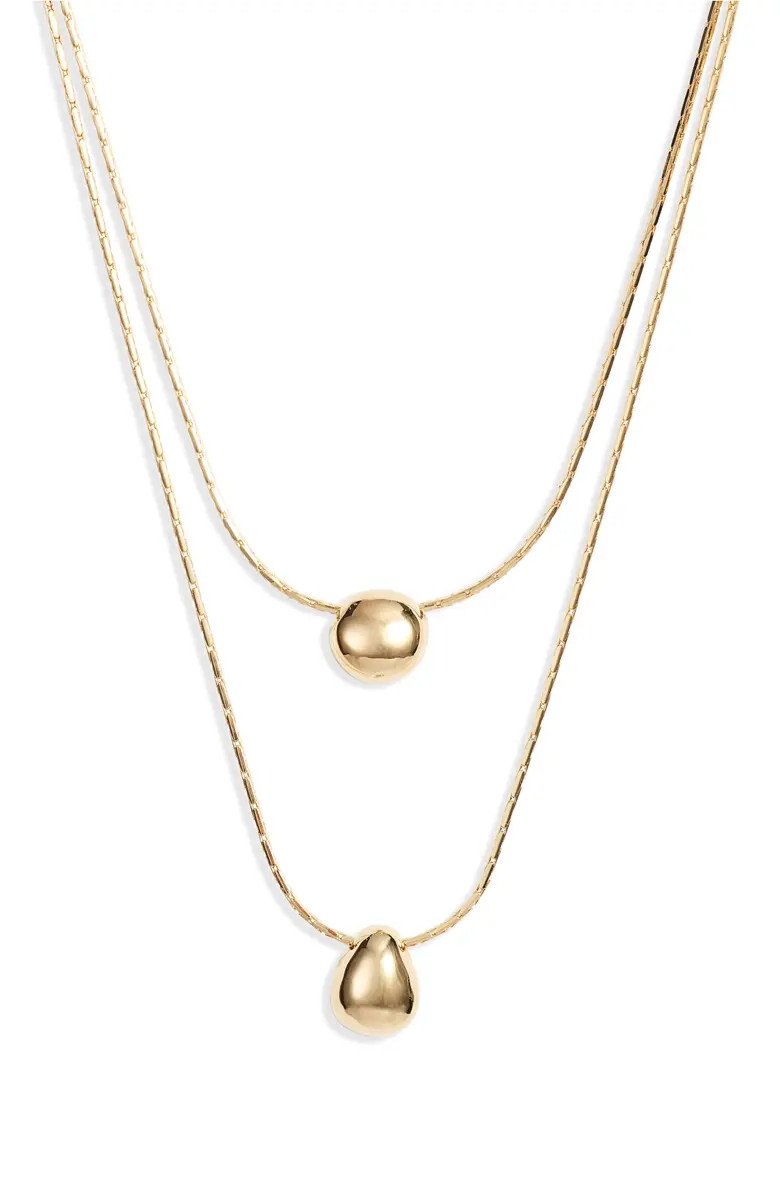 Nordstrom Demi Fine Double Droplet Layered Necklace | Nordstrom | Nordstrom