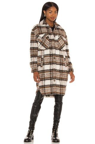 BLANKNYC Long Plaid Shacket in I Feel You from Revolve.com | Revolve Clothing (Global)