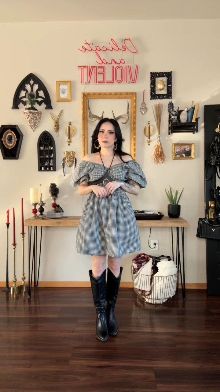 Getting ready for spring | harness is from babyturnsblue on ig
Boots are thrifted 

#LTKTravel #LTKStyleTip #LTKSeasonal