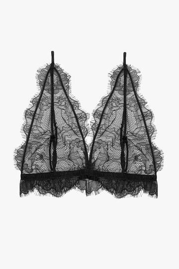 Delicate Lace Bra - Black | ANINE BING