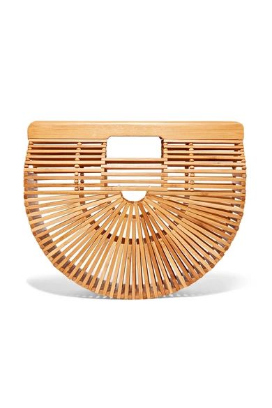 Cult Gaia - Ark Small Bamboo Clutch - Sand | NET-A-PORTER (US)