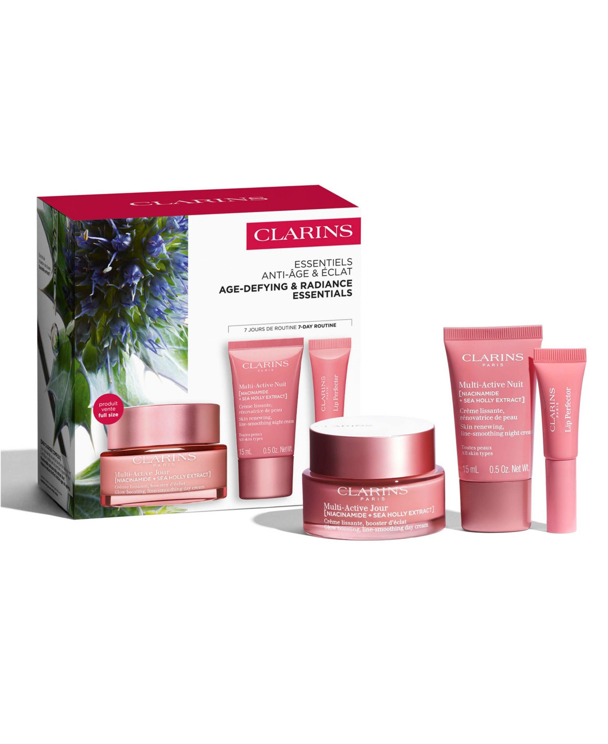 Clarins 3-Pc. Multi-Active Skincare Starter Kit Set | Macy's