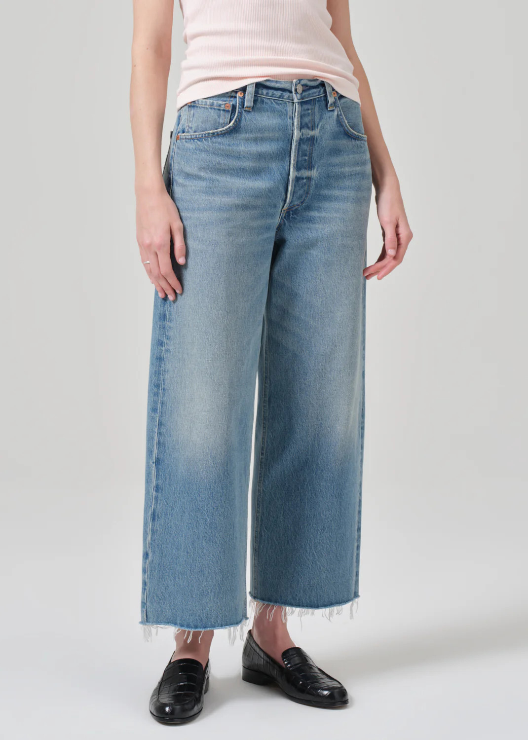 Ayla Raw Hem Crop in Sodapop | Citizens of Humanity