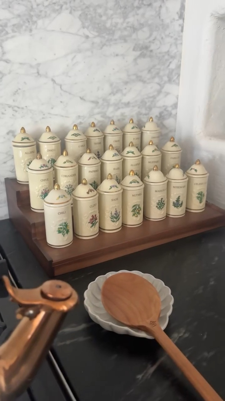 Buying from the big box stores is fun, but have you ever tried thrifting? Thrift stores? Facebook marketplace, eBay and Etsy are my go to for finding authentic affordable finds! Have your house stand out from the masses with unique and one of kind pieces!  Follow along @ourmountainsidehome_1 if you also want a unique home!  Thrift, thrifting, thrift finds, Facebook marketplace, eBay, Etsy, antique, vintage, 90’s, Lenox garden spice jars, rattan table, entry table, alabaster lamp, affordable.  #thrift #collectedhome #nancymeyersinteriors #homedecor #thriftedstyle