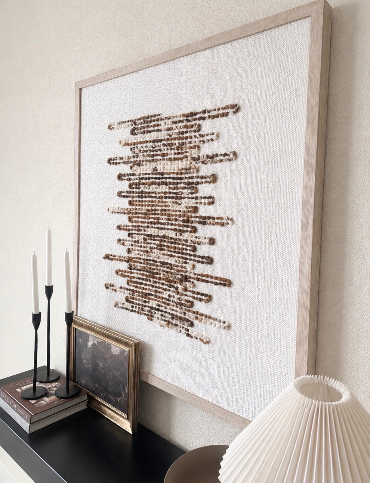 Almost $100 OFF my favorite statement piece wall art! 🤎

This oversized framed artwork has been one of my favorite finds for adding texture and interest to a space without overwhelming it. The woven details give it that high-end designer look, and the large scale makes such an impact. 🙌

✨ Nearly $100 OFF
✨ Oversized 42” x 38”
✨ Beautiful woven texture
✨ Framed and ready to hang
✨ Designer-inspired statement piece

If you’ve been looking for artwork that adds warmth, texture, and a collected feel to your home, this is one of my all-time favorites. 🤎

⚠️ I wouldn’t wait too long on this one while the discount is still available.

#LTKHome #LTKSaleAlert