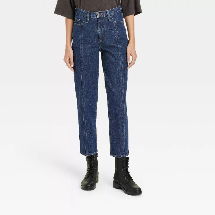 Women's High-Rise Vintage Straight Jeans - Universal Thread™ Dark Wash | Target