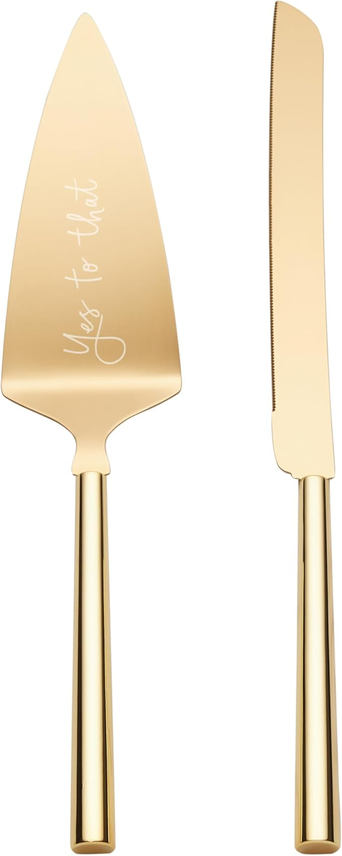 Kate Spade New York Charmed Life 2-Piece Dessert Servers, Gold | Amazon (US)