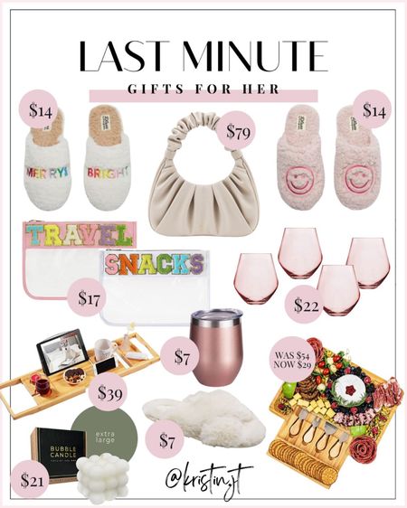 Last minute gifts for her - target deals - amazon deals - Christmas slippers - gifts for sister / mom / mother in law / sister in law / daughter / best friend - hostess gifts - amazon gifts under $50 

#LTKHoliday #LTKFind #LTKGiftGuide