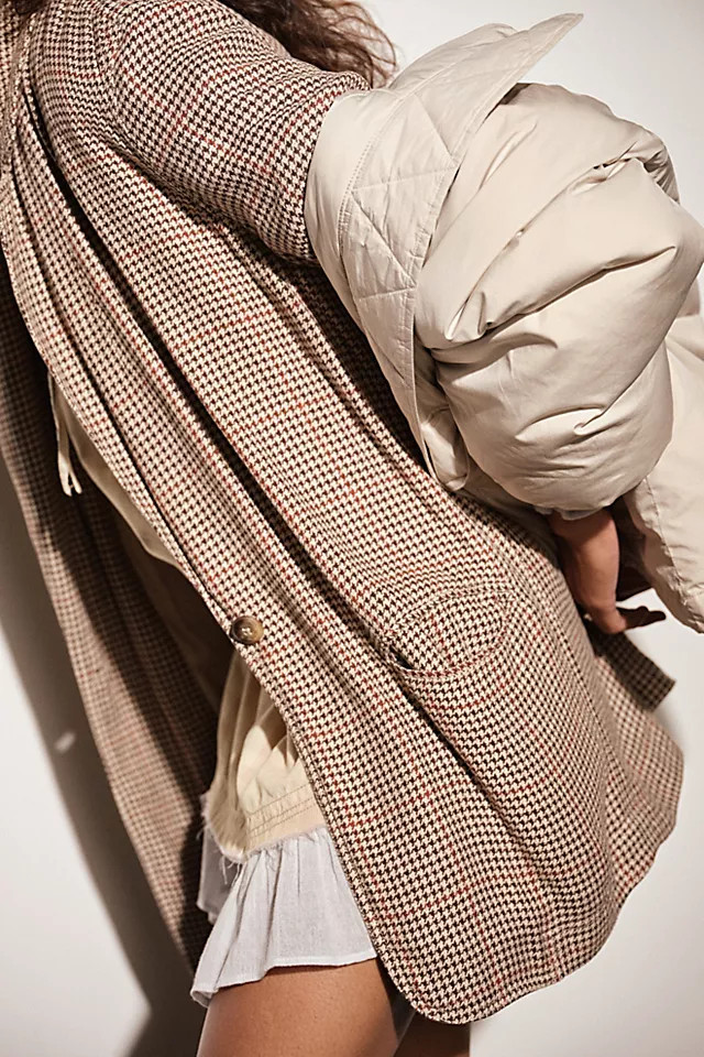 Plaid Beckett Boyfriend Blazer | Free People (Global - UK&FR Excluded)