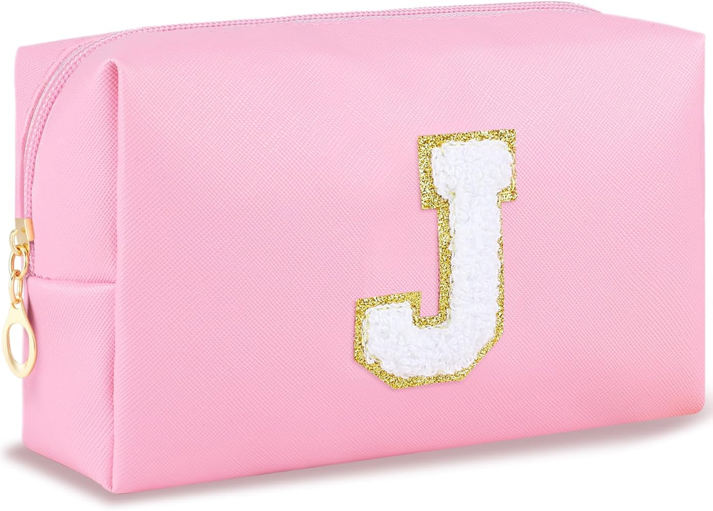 URSKYTOUS Gifts for Teacher Initial Makeup Bag Personalized Cosmetic Bag Cute Travel Toiletry Bag... | Amazon (US)