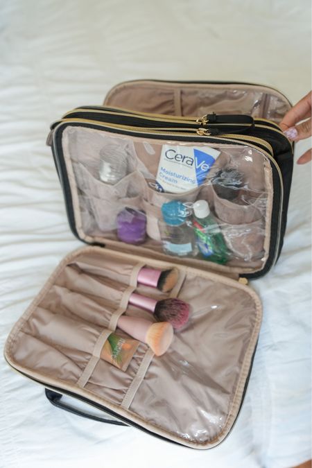 Amazon travel toiletries bag perfect size!! Even full size bottles fit ✨

#LTKtravel #LTKFind #LTKunder50