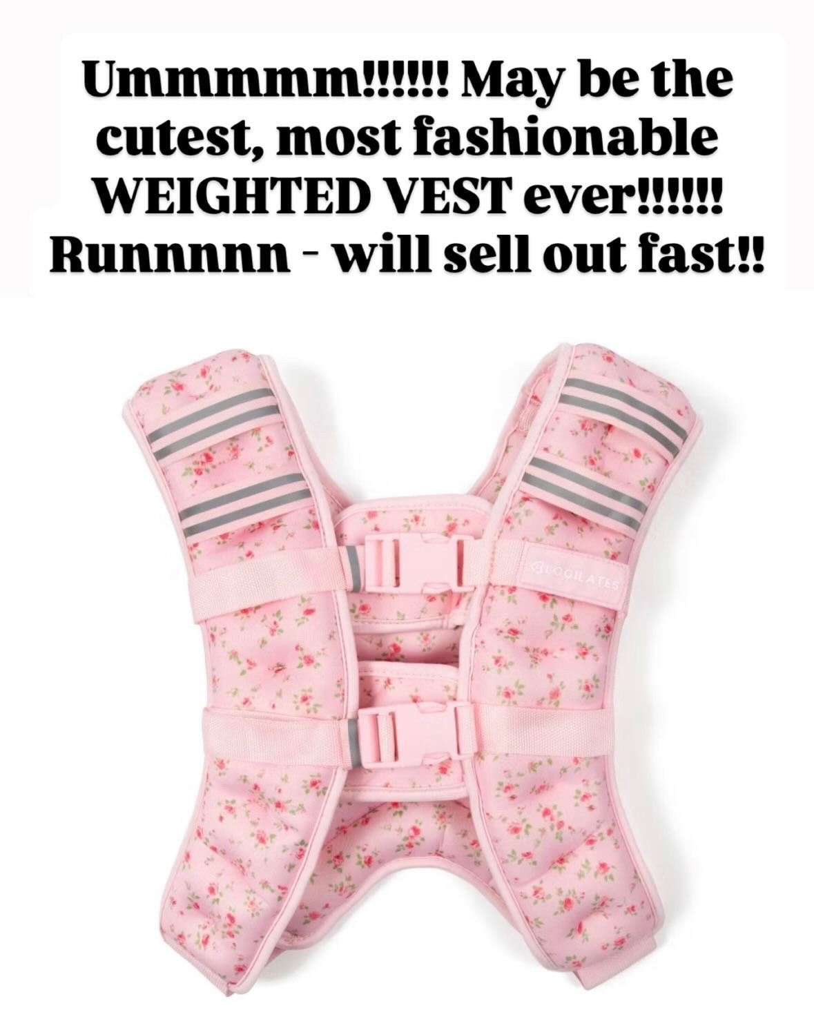 Cutest WEIGHTED VEST ever!!

#LTKActive #LTKfitnessgoals #LTKmorningroutine