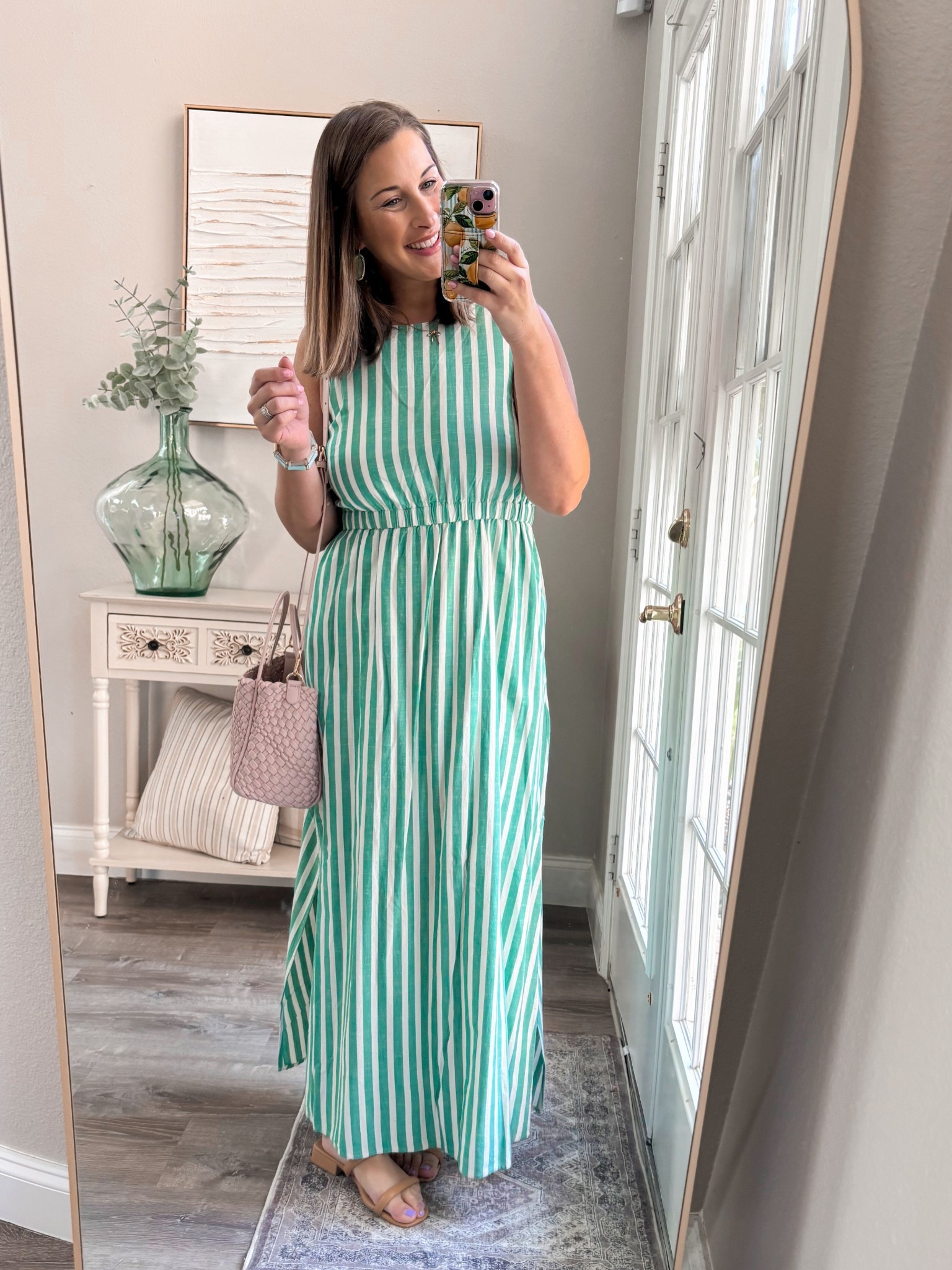Date night look- absolutely loving this dress from Target! 💚🤩 It’s so comfy, side slight and elastic waist and straps 

Medium- tts

#LTKTravel #LTKMidsize #LTKStyleTip