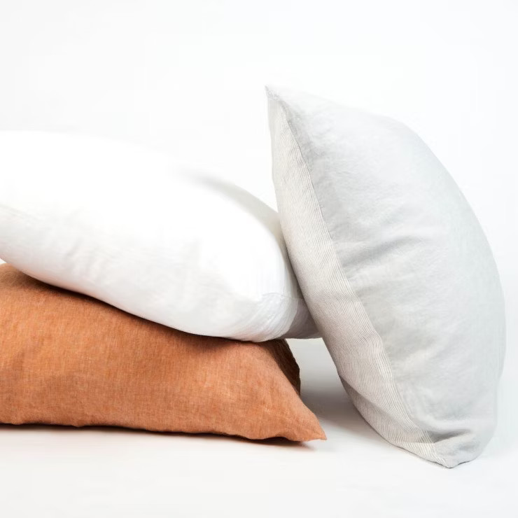 100% French Linen Euro Sham 26" x 26" | BOKSER HOME | Target