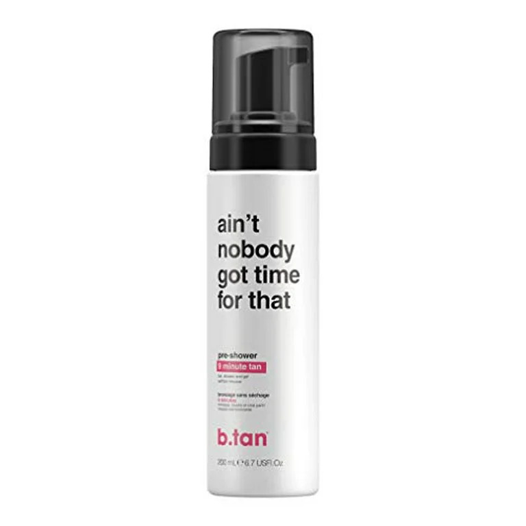 b.tan Self Tanner | Ain't Nobody Got Time For That Pre-Shower Tanning Mousse - Get a Golden Tan I... | Walmart (US)