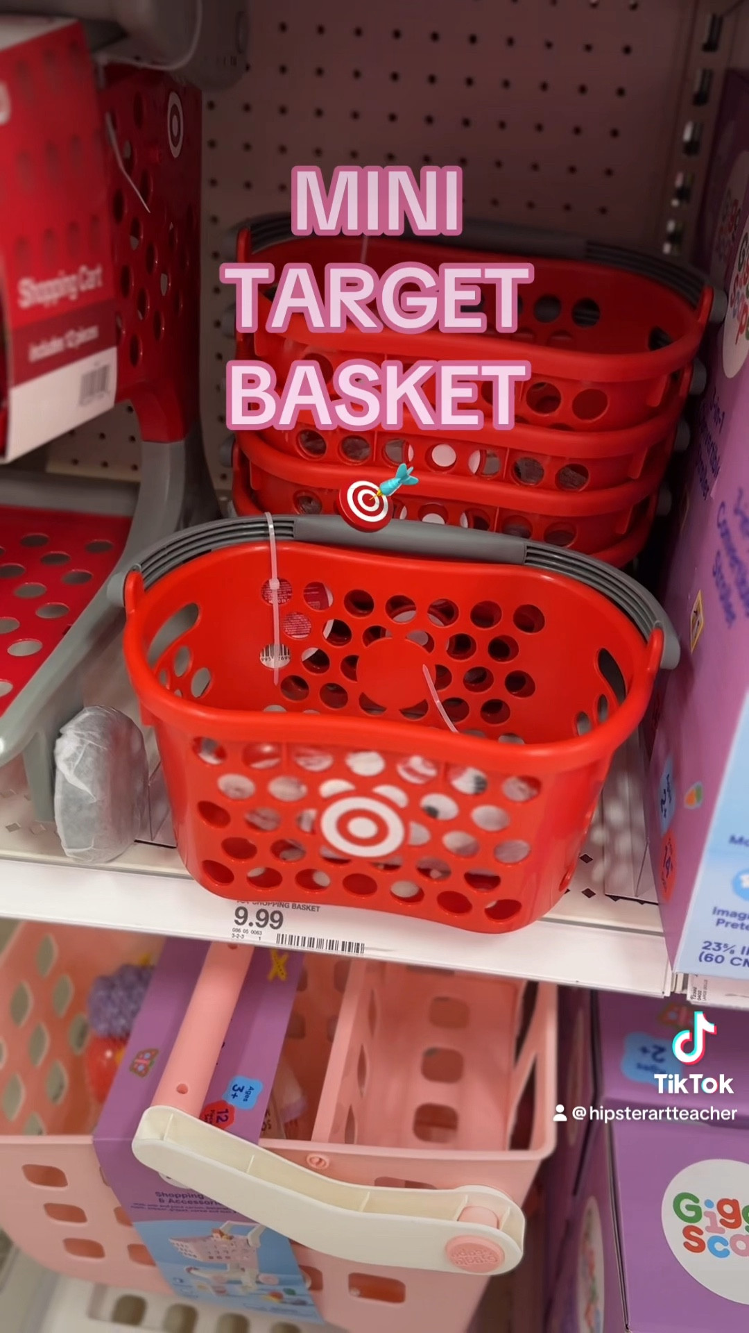 MINI Target basket 🥹❤️ This basket is perfect for dramatic play, valentines boo baskets, or someone who loves Target! 🎯 The baskets are finally back in stock online! ❤️ 

Target, target basket, mini target basket, target obsessed, target fan, target lover, target merch 

#target #targetteachers #targetbasket #targetminibasket #targetmerch #targetstyle #targetlove #targetobsessed #targetfan #targetrun

#LTKKids #LTKFamily