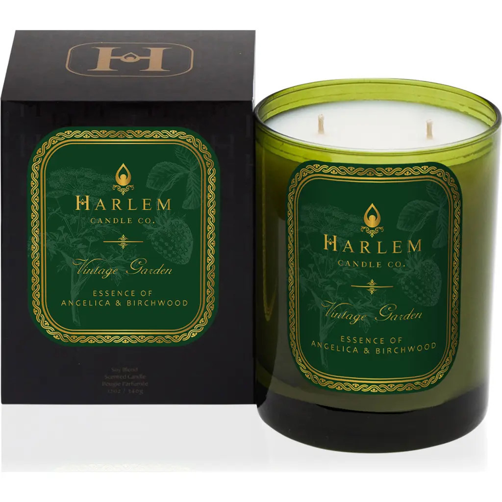 Harlem Candle Co. Vintage Garden Luxury Candle in Green at Nordstrom | Nordstrom